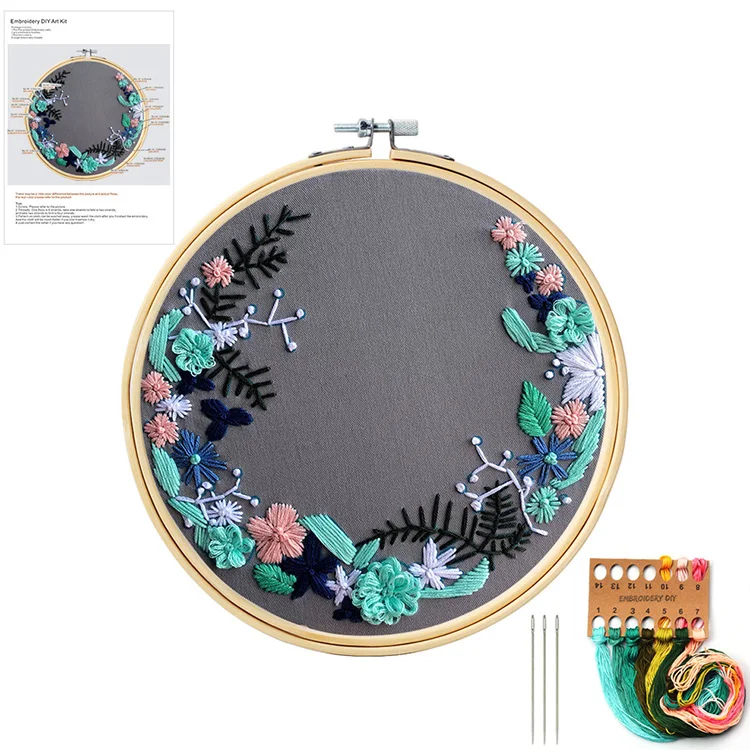 Оптовая продажа набор ручной вышивки для начинающих в том числе Наборы инструментов рукоделия