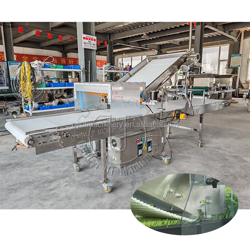 Automatic Microgreen Tray Harvesting Machine Microgreen Leaf Lettuces Harvester Cutter Machines