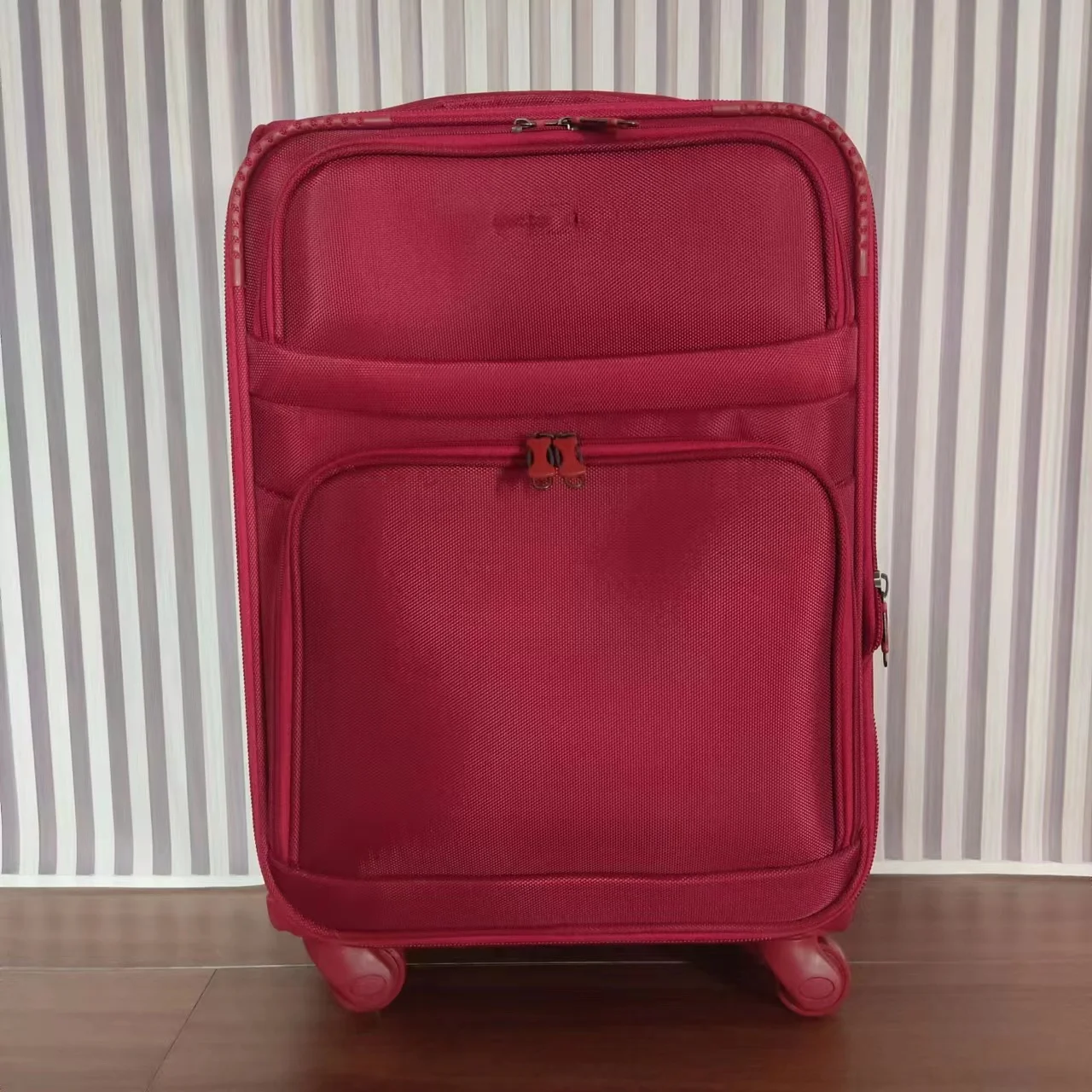 Luxury 3pc Ultralight Nylon Suitcase Set 360 Steering Wheel Trolley Light Oxford Luggage Travel Bag 360 Wheel 360 Trolley Wheel