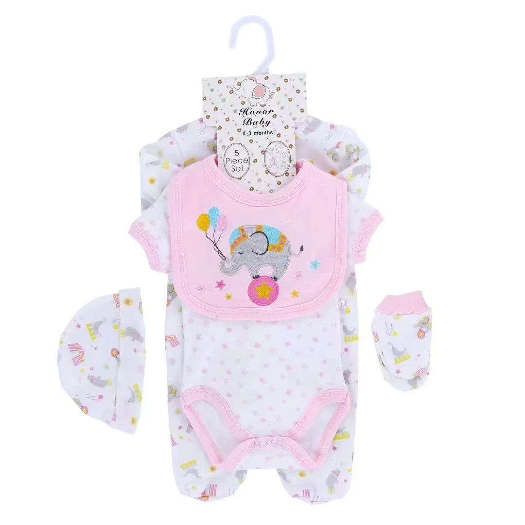 Baby Summer Clothes Cotton Short Sleeve New Born Baby Cloth Jumpsuit ...