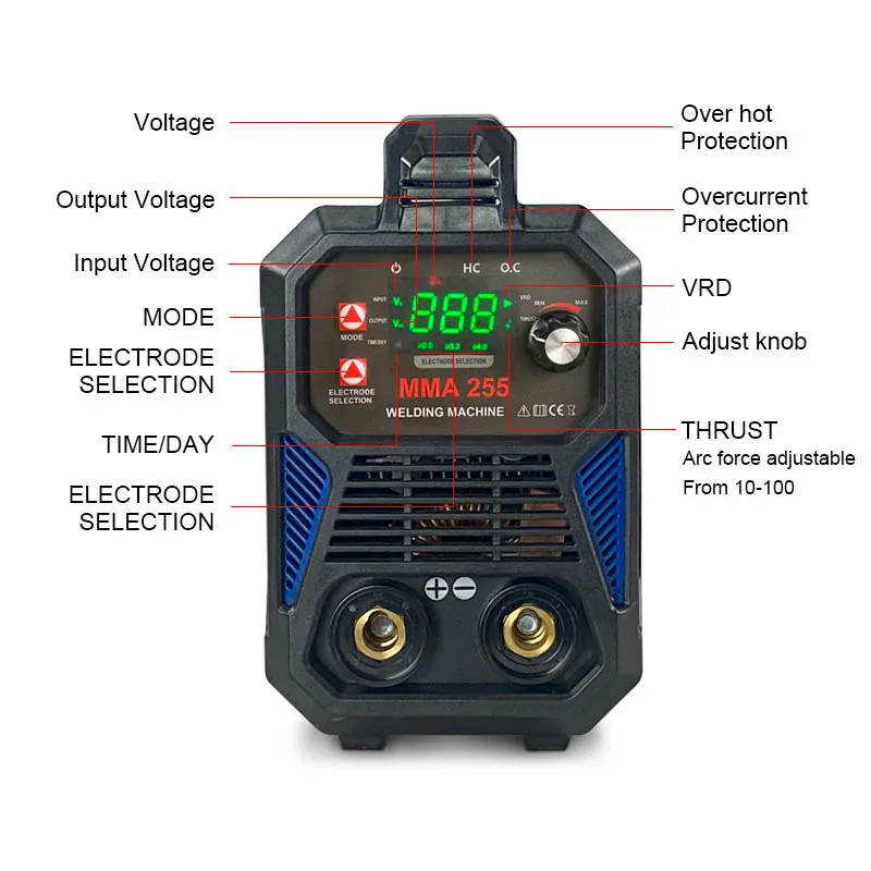 DANCY MMA250 Dc Inverter Welding Machine - Easy to Operate