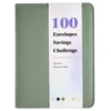 Sac à fermeture éclair A5-100 jours - étui vert olive