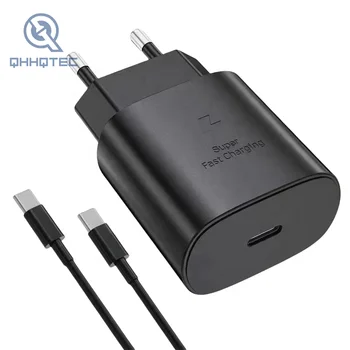 2024 Adapter Top Sellers 25W USB-C super fast charging wall charger For Samsung Note 10 customizable logo Charger