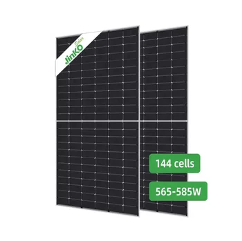 High Power Jinko Bifacial Solar Panels 570w Half Cell Mono Modules ...