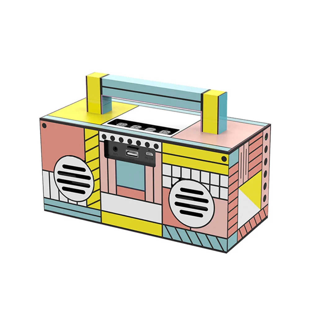 Portable Box Professional Wireless Blue Tooth Speaker Waterproof Outdoors Speaker Noise Canceling Deep Bass Sound Speaker