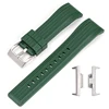 Dark-Green+silver buckle