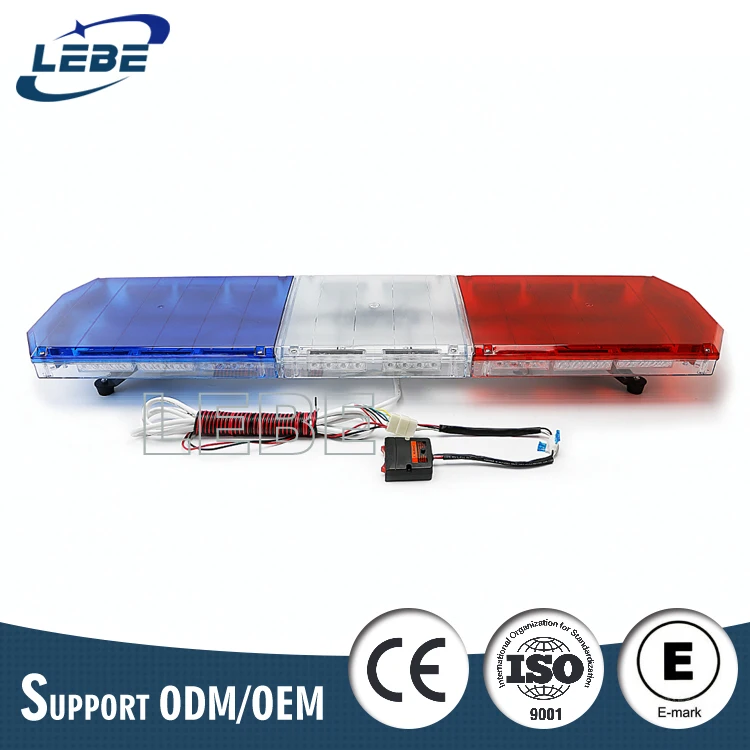 Вращающаяся сигнальная лампа красного и синего цвета для скорой помощи