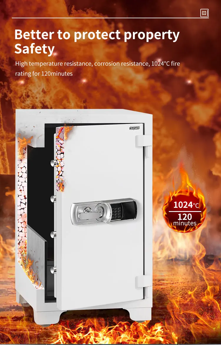 CEQSAFE Bank Deposit  Home Office Fire Box  Digital Safe Cabinet Document Fireproof Safe Box manufacture