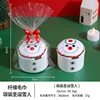 Christmas snowman-fiber bag