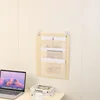 3-layer beige hanging bag