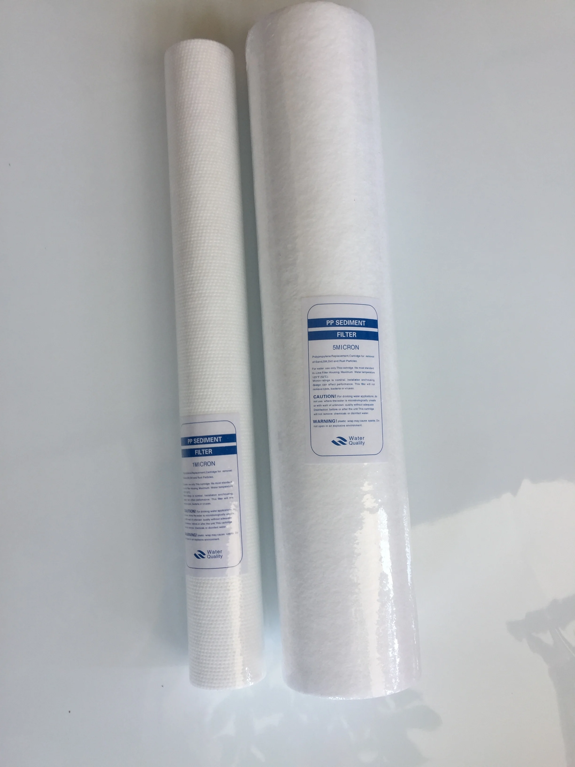 Home Water Dispenser 10 Inch 1 Micron PP Yarn String Wound Filter Cartridge