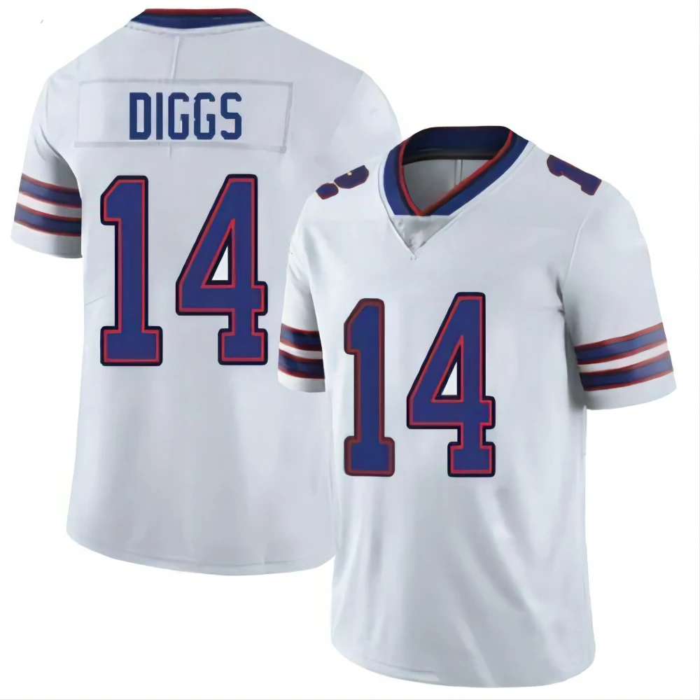 Wholesale Youth 14 Stefon Diggs 17 Josh Allen Kids American Football Jersey  Stich S-5XL From m.