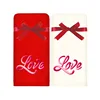White and red (including embroidered ribbon)