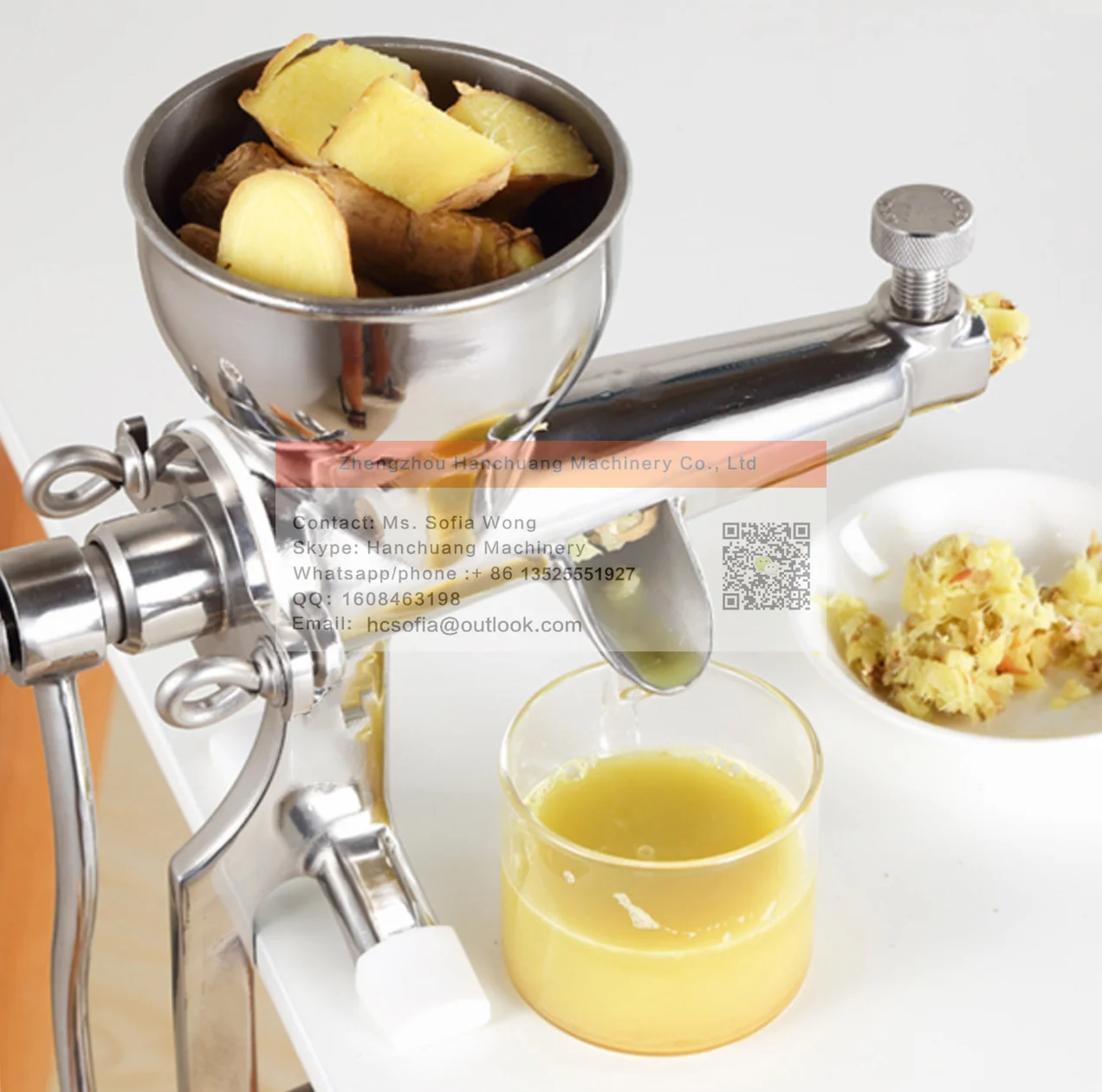 Small Wheatgrass Juice Extractor Tomato Potato Ginger Juicer Machine
