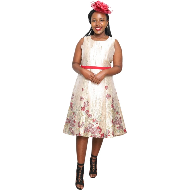 2022 Cheap Church Dresses For Black Women 2 Piece Skirt Set Elegant