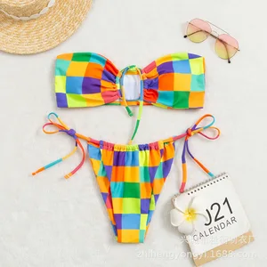 New Printing Color Micro Bikini Swimsuit Bikini Swimsuit for Ladies
