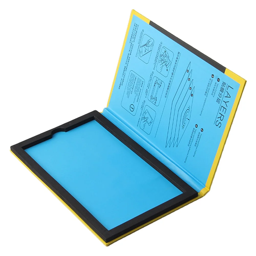 Paper Tempered Glass Box Package Custom Tempered Glass Screen Protector Packaging