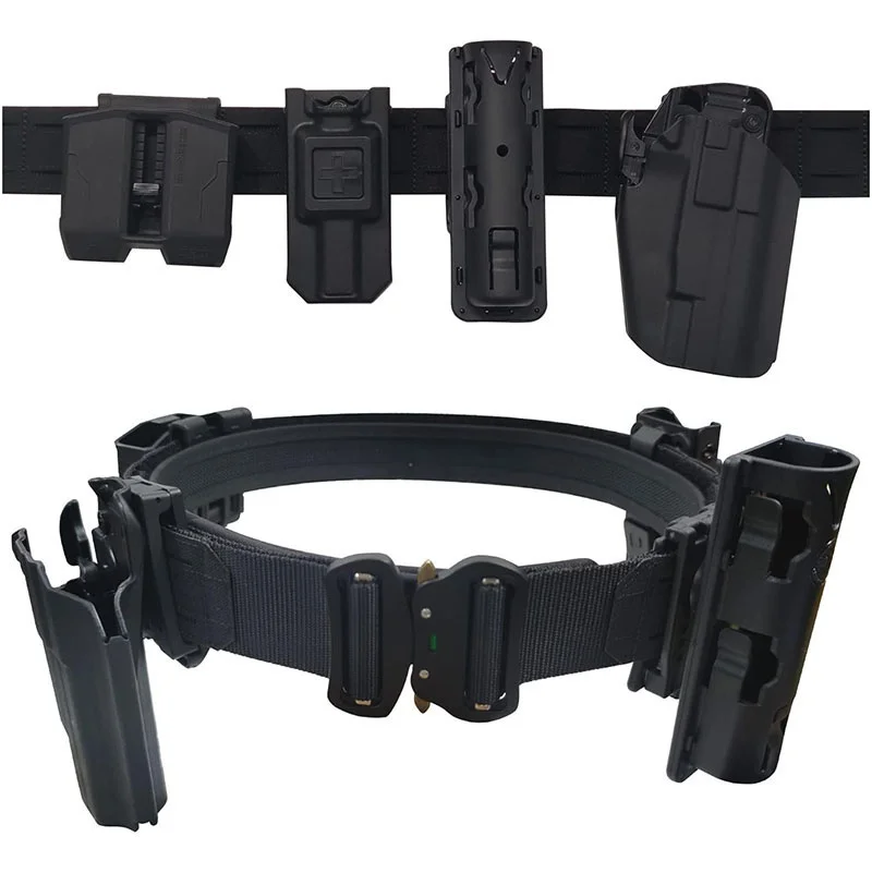 Outdoor Sport Enthusiasts High Duty Multi-functional Waterproof Utility Tactical Belt Premium Duty Belt Kits Riggers Belts