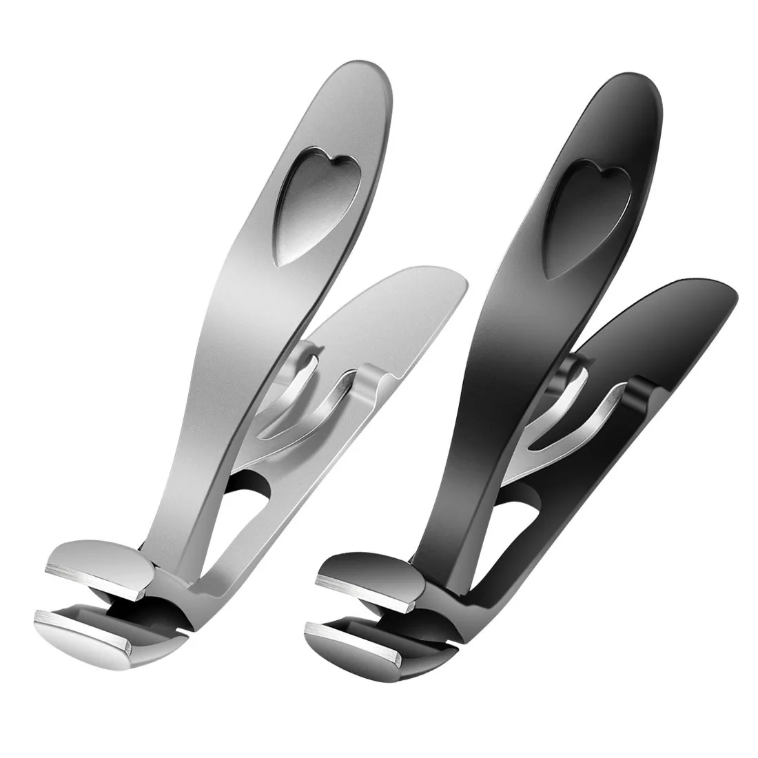 Professional Factory sharp Nail Clippers Black Nail Cutter Beauty Tool Storing Nail Clipper