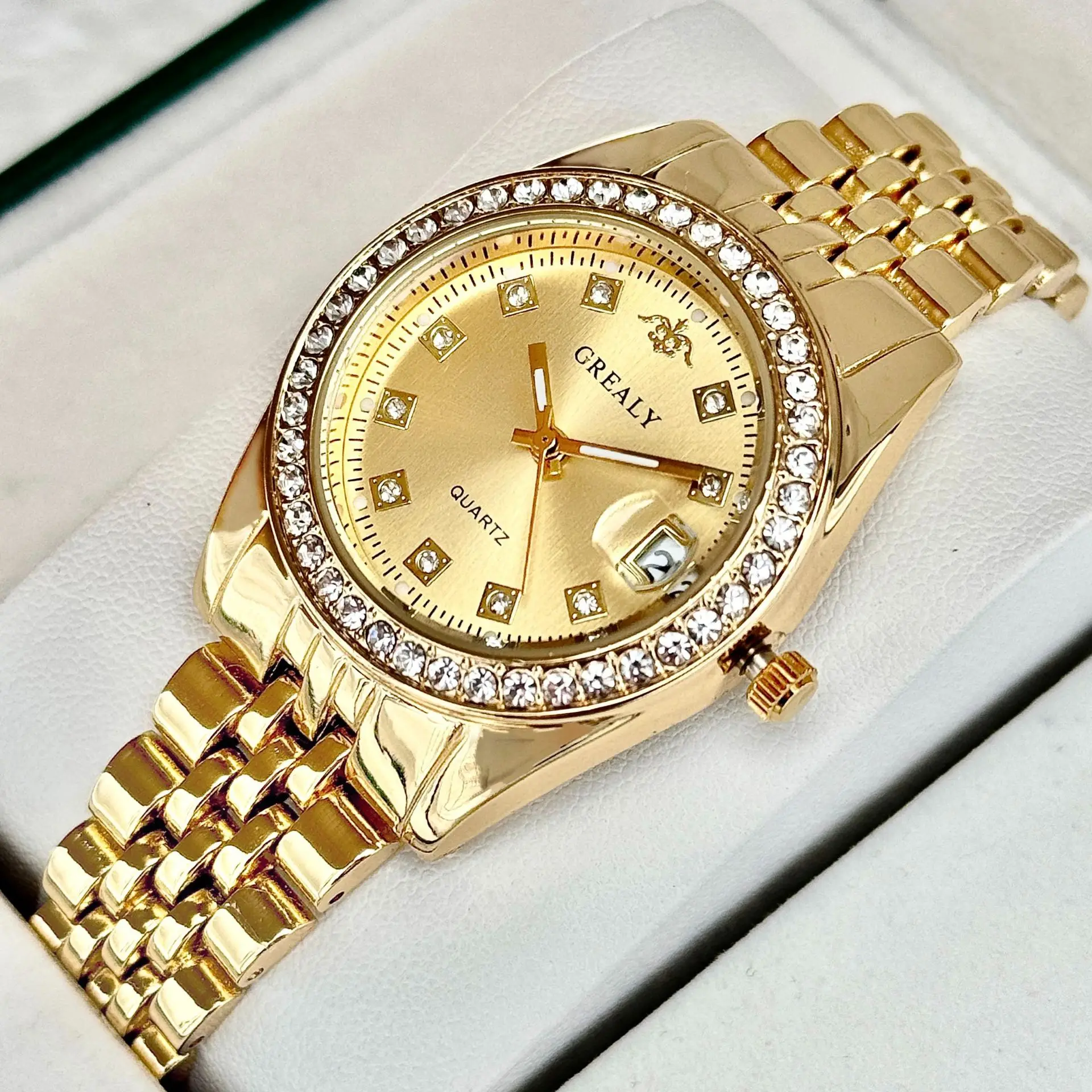 GREALY Ladies Sapphire Quartz Watch 33mm