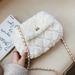 2021 New Fashion Cute Handbags Lovely Girls Gift Cherry Crossbody Luxury Fur Mini Designer Purses and Handbags for Women