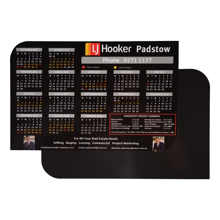 Пользовательский Печатный ПВХ магнит на холодильник, бумажная наклейка, индивидуальный магнитный календарь на холодильник, магнит на холодильник