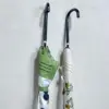 Green heart sunflower-straight handle umbrella