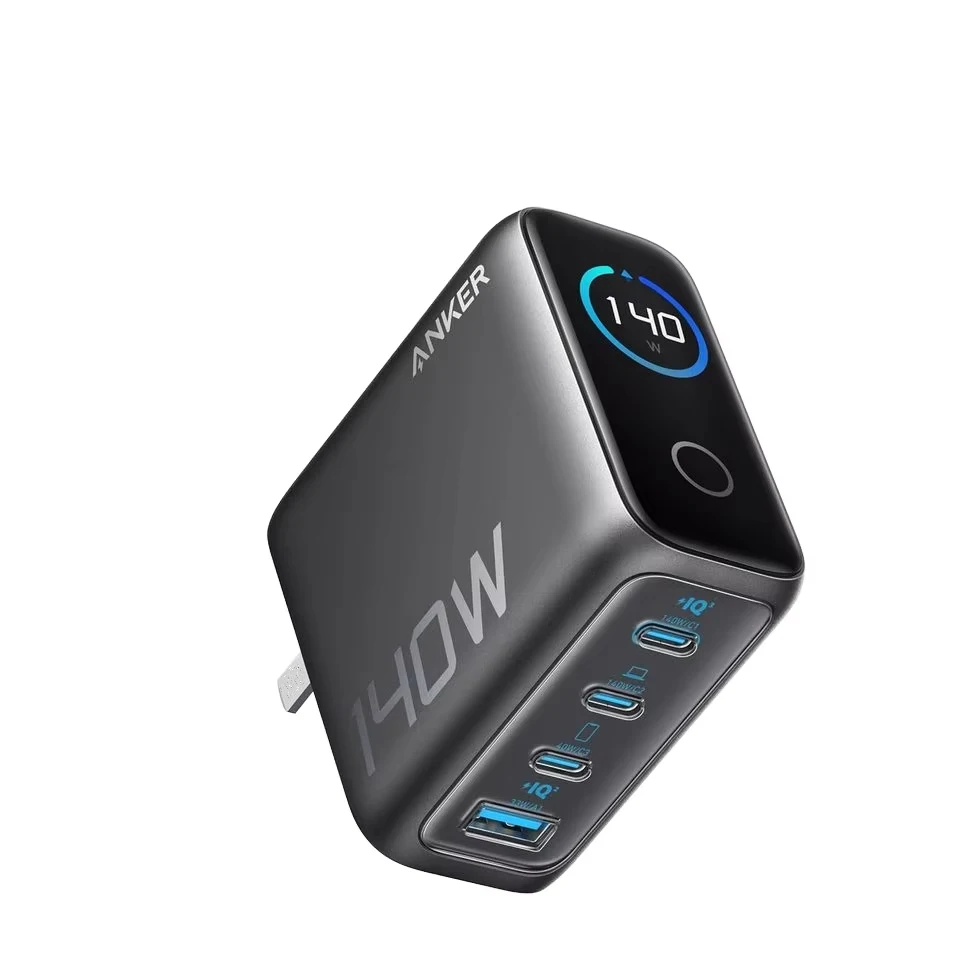 Anker Laptop Charger (140W, 4-Port, PD 3.1) with USB-C Cable