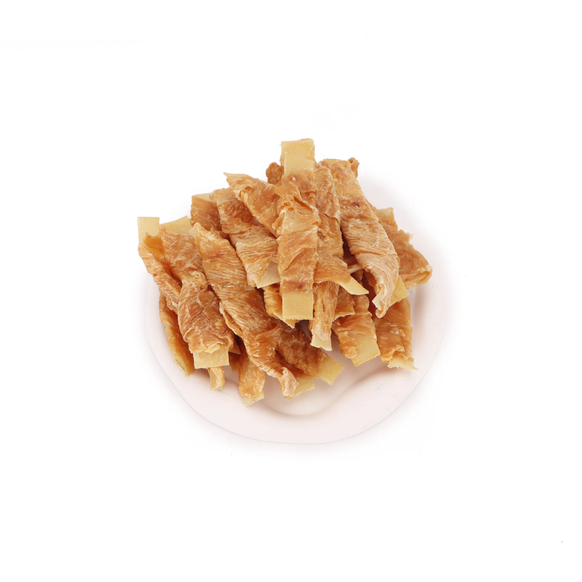Pure Meat High-Protein Chicken & Pig Skin Slices Treats for Small & Medium Dogs Digestive Health From Shandong Pet Store Gifts