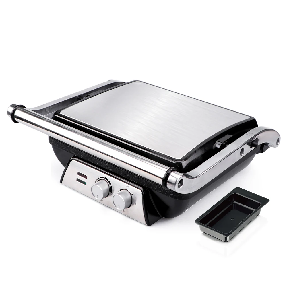 Commercial electric non-stick pot Professional steak machine business home  grill beef steak machine Food Frying pan 1650W 220V