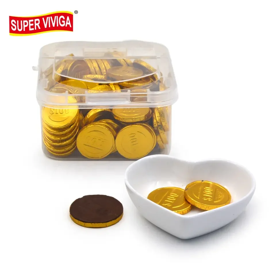 Wholesale Custom Halal Gold Chocolate Coin Manufacturers Buy Gold