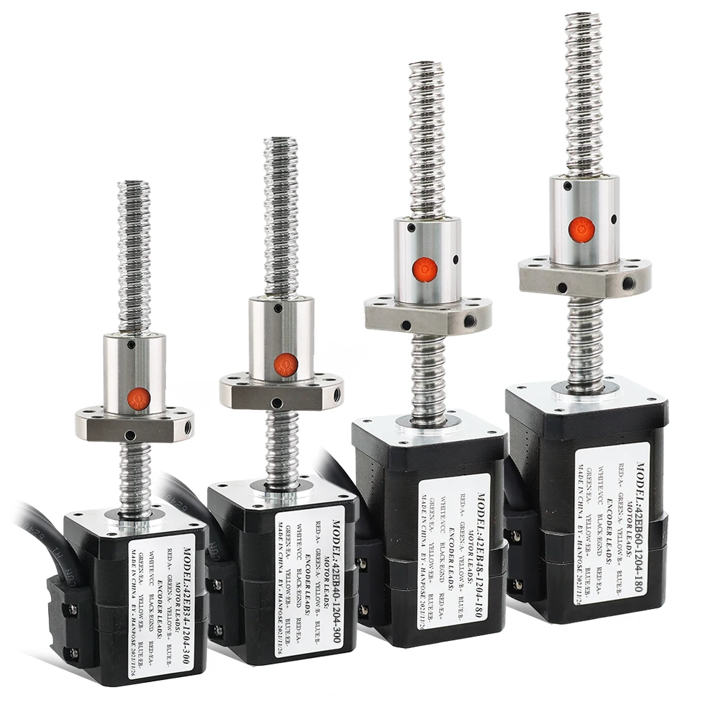 NEMA17 42EB34/40/48/60-1204-300 2A 0.52N. M Ball Screw Closed-loop Stepper Motor