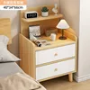 Highlight double-draw pastoral oak-wooden legs