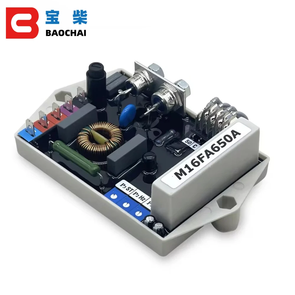 Generator Parts Automatic Voltage Regulator Stabilizer Adjustable Excitation Alternator Control Board Marelli M16FA650A Avr
