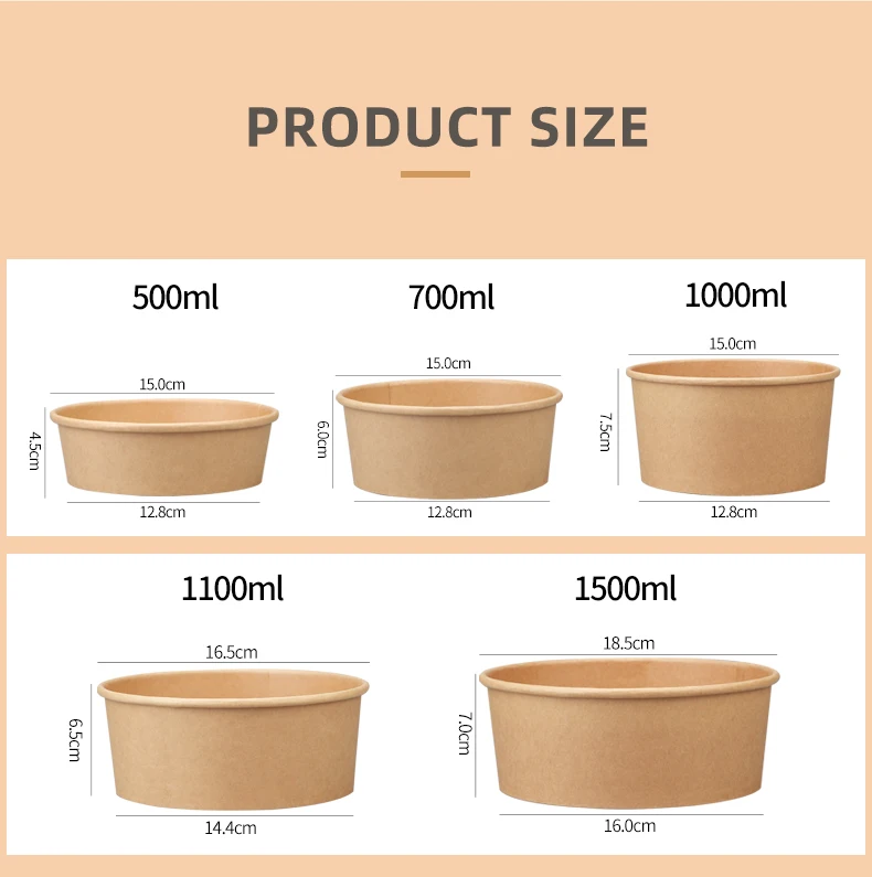 Eco-friendly Paper Containers - Perfect for Food Packaging