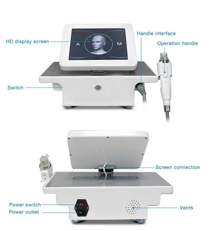Microneedling Radio Frequency Machine Facial Rf Needle Rf Fractional Micro Needle Disposable Cartridge Fractional Microneedle