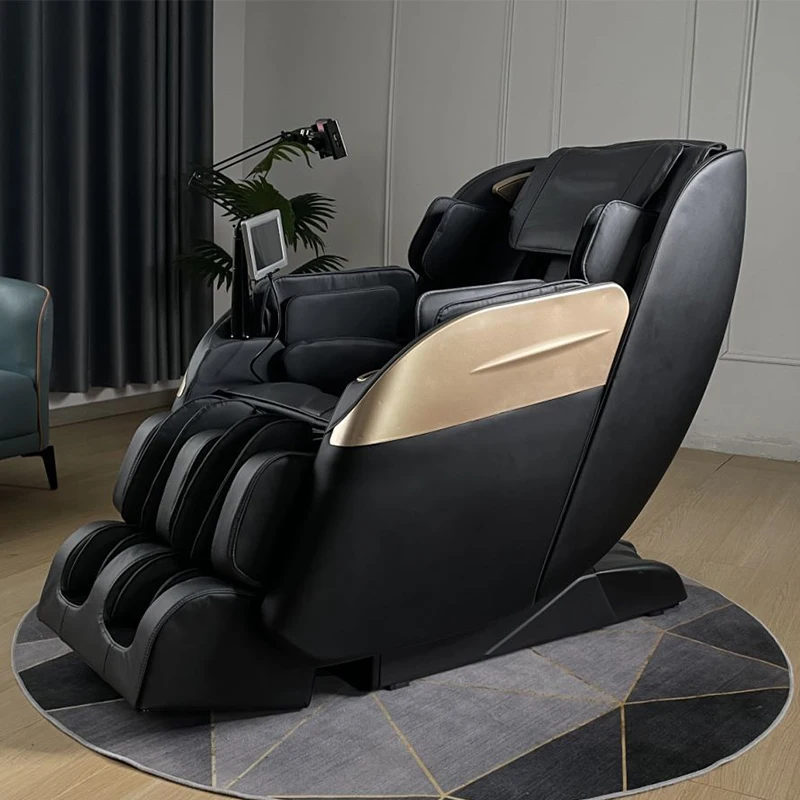 Silla masajeadora China mejor 0 gravedad eléctrica 4D con riel SL, silla de masaje completa para cuerpo 2023