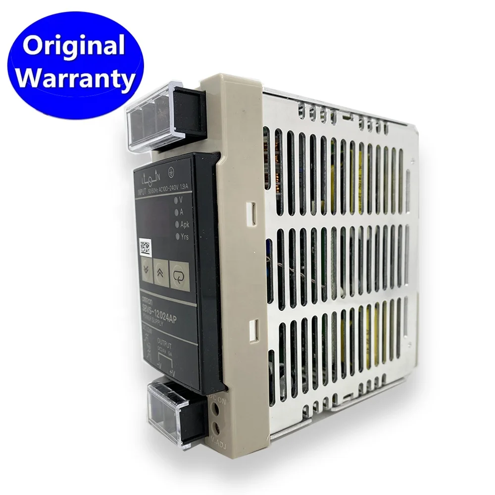 S8VS-12024A Vekselstrømsstrømforsyning 120 W 100 til 240 VAC Modeller med Indikasjonsmonitor 12024A