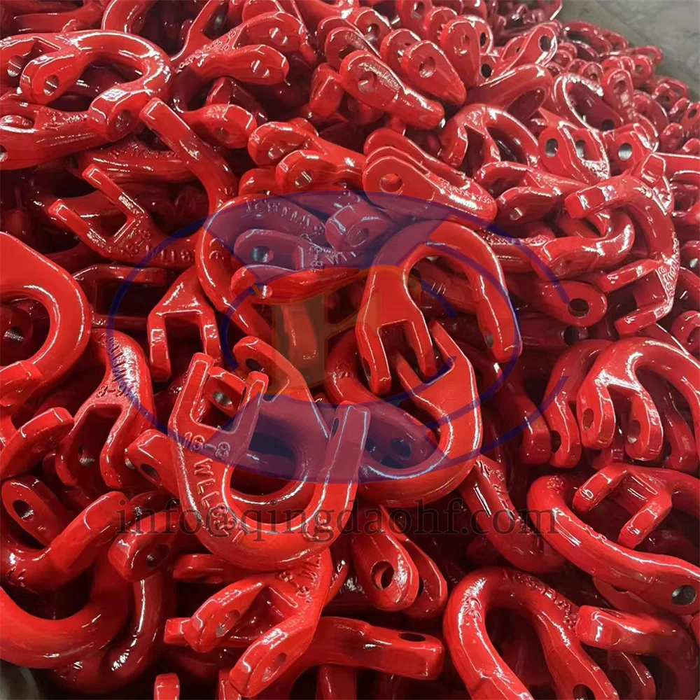 HF US Type 320C Forged Lifting Eye Hoist Truck Hook with Latch for Industrial Usage for Mining and Heavy Industry Applications