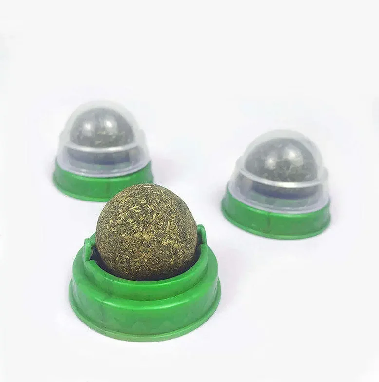 Contain Catnip Snack Lollipop Cat Toys Interactive Ball Catnip Sucker ...