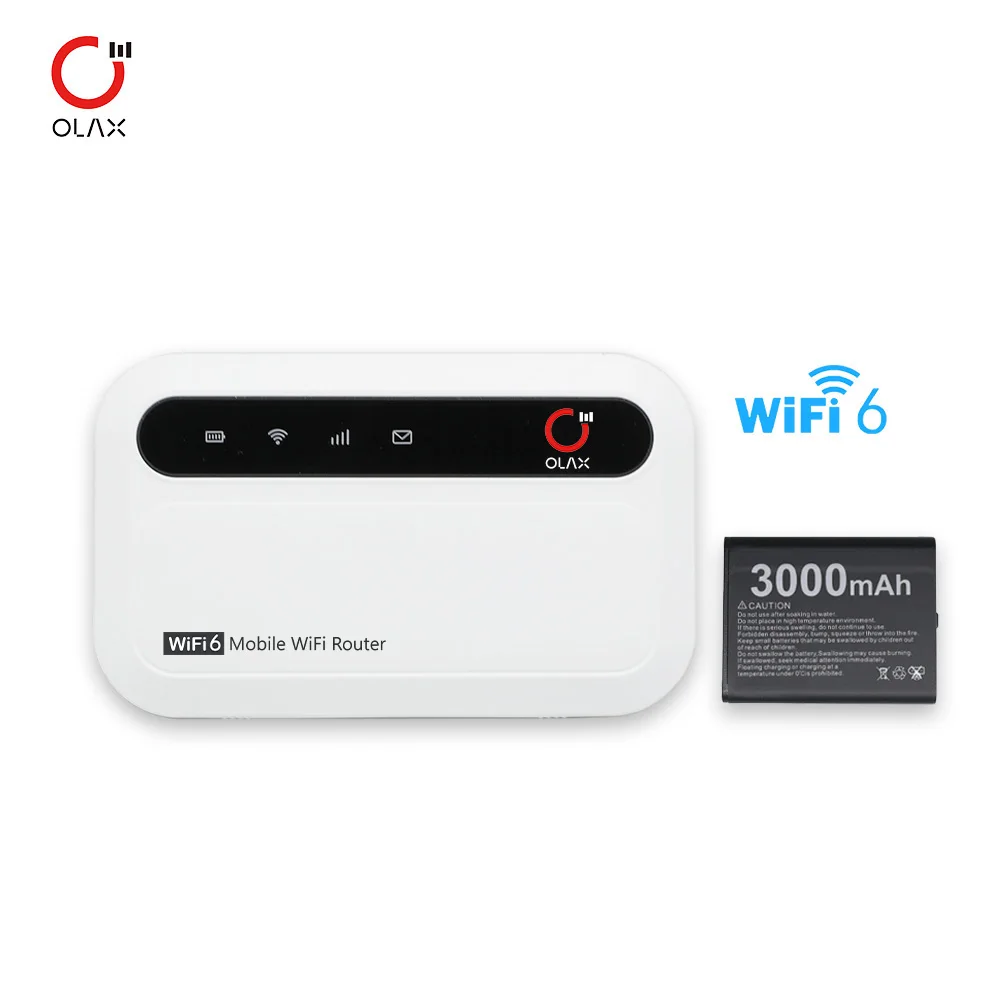 OLAX MF985 High Speed Unlocked Modem Hotspot Esim Sim Card 3000mah Wireless Pocket Wifi6 4g Lte Portable Wifi 4g Router