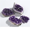 Purple amethyst cave