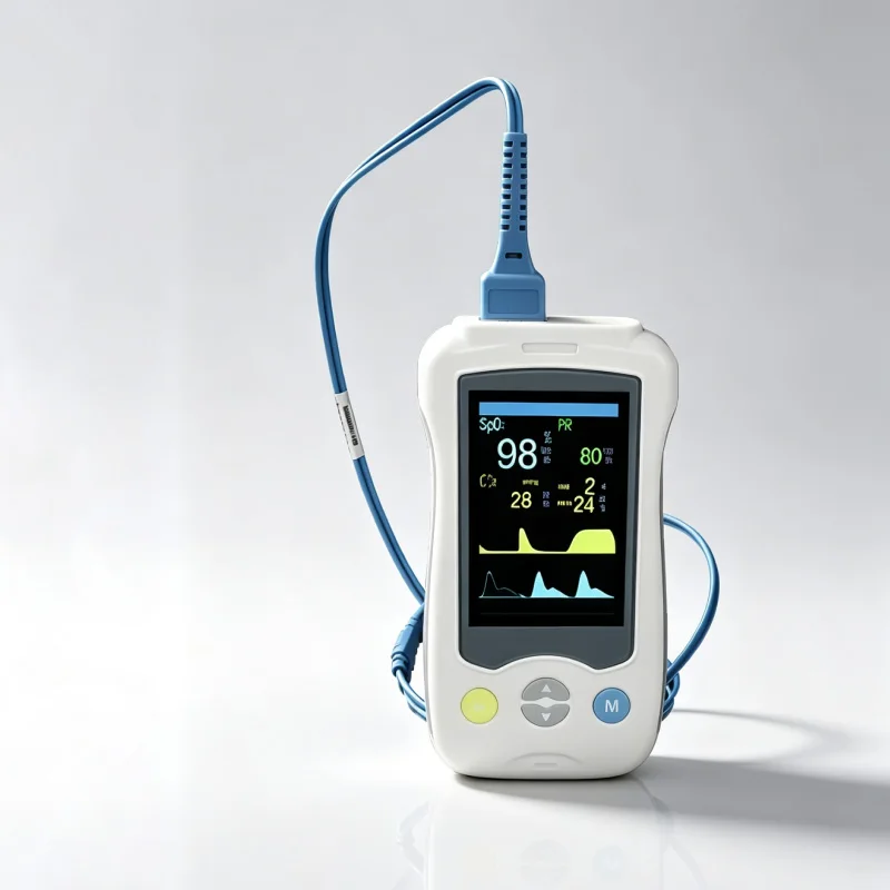 BLUEWORTH VM2 Pulse Oximeter Portable Multi-parameter Veterinary Patient Monitor Capnography End-tidal CO2 SpO2 PR Tester Dog