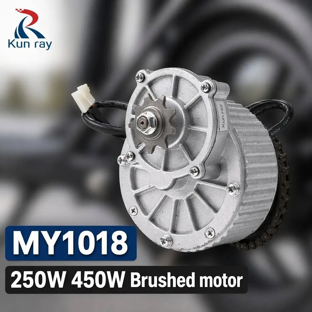 electric motor for my bicycle HIFMGHE 36V 500W Gear Reduction MY1018E-D, 1700RPM Electric Brushed Motor Reductor, High Torque DC Motor Electric Bicycles Dirt Bikes Scooters E-Bike : Sports & Outdoors 1x Freewheel adapter 5 World's Smallest E-Bike Motor -