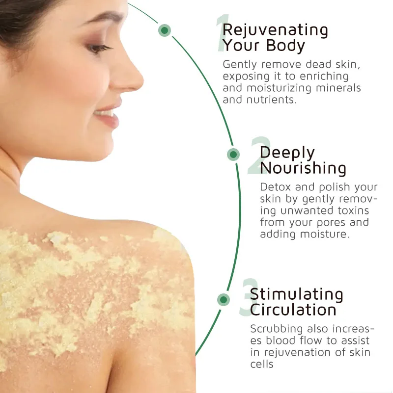 Skin Care Organic Sea Salt Vegan Body Scrubs Dropshipping Sherbet Shea