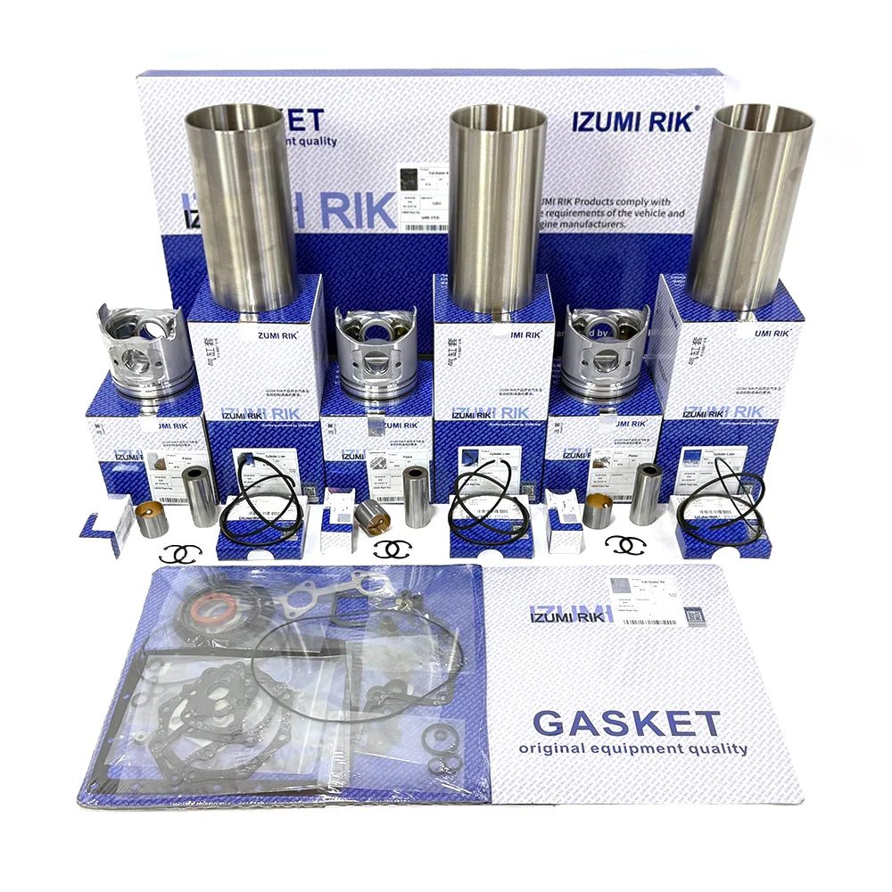 IZUMI RIK 3AB1, 3AD1, 3AE1, 3AF1, 3CA1, Overhaul Rebuild Kit with Overhaul Kit for Isuzu