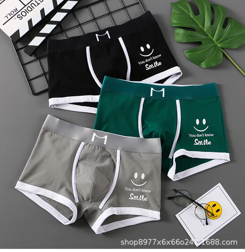 2022 New Mens Underpants Mens Underwear Cotton Boxers Boxers Young Personality Trend 1795