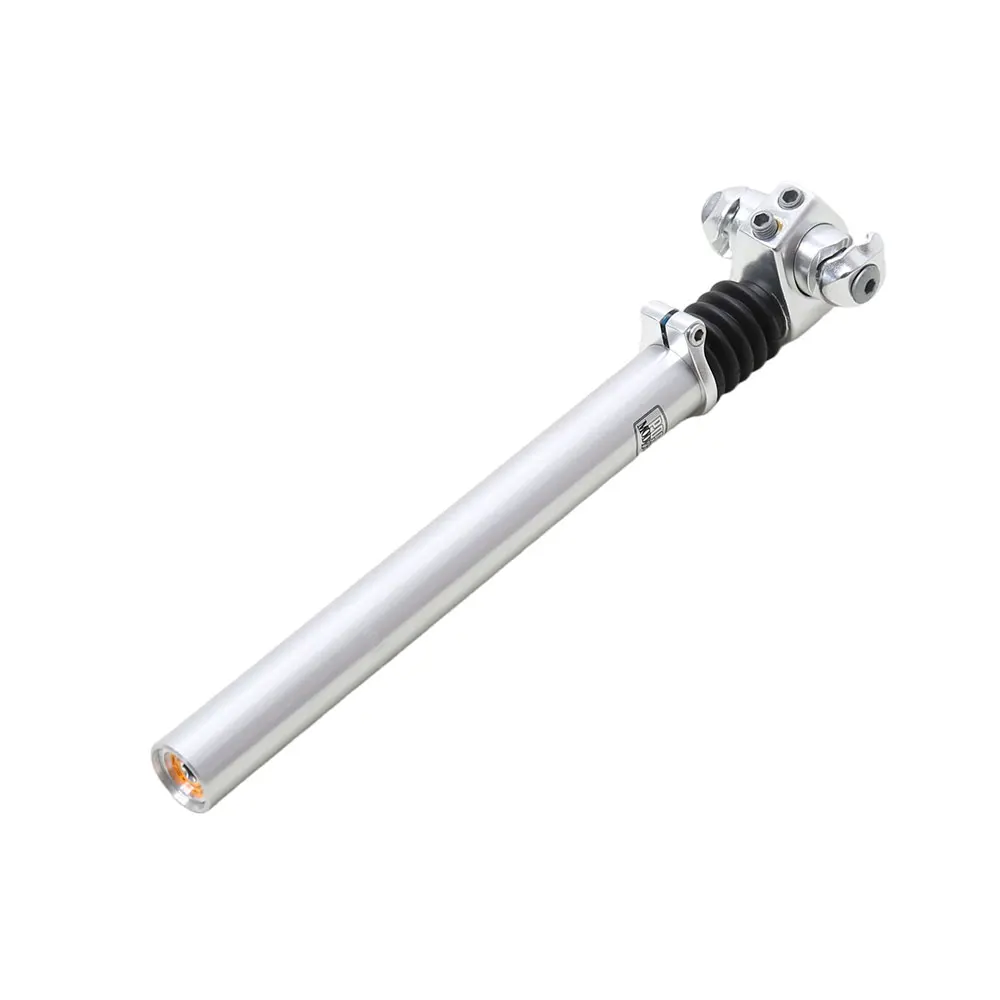 Aluminum Adjustable Suspension 27.2x300mm Seat Post with Locking Clamp for Electric Bike E-Bike Saddle Tube Replacement