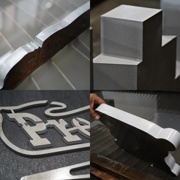 Automatic 3 Axis Water Jet Cutting Machine for Metal Steel Marble Tiles Glass with Direct Drive Water Jet Pump