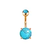 Double-headed turquoise blue